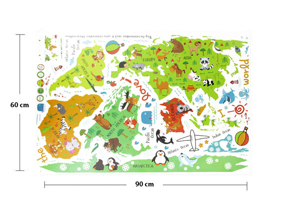 Çocuk Odası Dünya Haritası