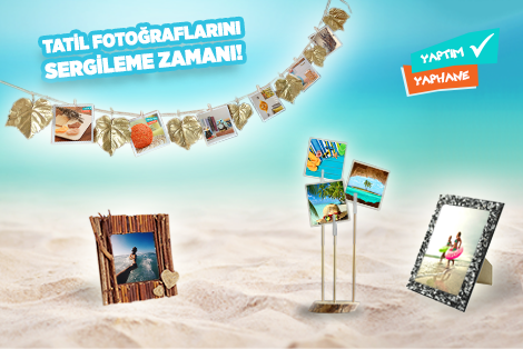 Tatil Fotoğraflarını Kendin Yap Projeleriyle Sergileyin