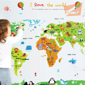 Çocuk Odası Dünya Haritası